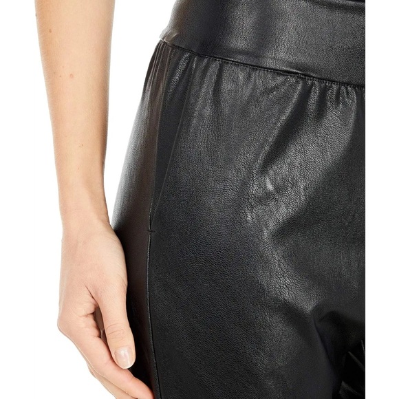 Commando Black Faux Leather Joggers size S - Picture 4 of 13